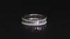360° View | Triple Row Radiance – Baguette & Round Eternity Band Ring – Woofora